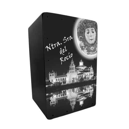 Cajón Flamenco Virgen del Rocío y Ermita de Noche