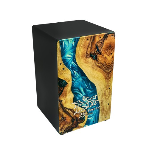 Cajón Flamenco Duende First 2.0 AZUL 25 Aniversario