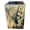 Cajón Flamenco Caballo Blanco con Medallón