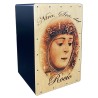 Cajón Flamenco Virgen del Rocío en Sepia