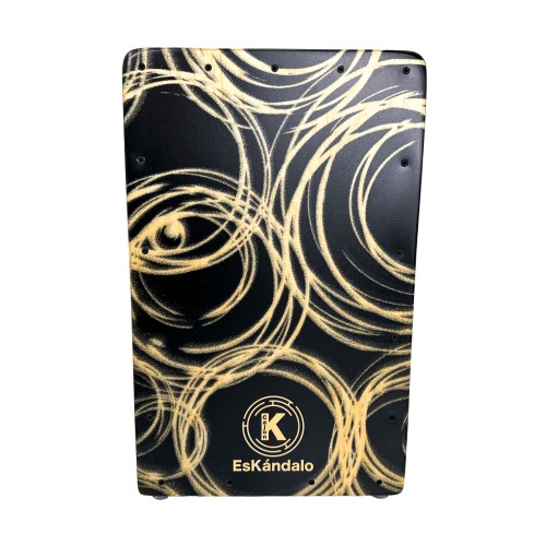 Cajón Flamenco EsKándalo Konfusión Negro