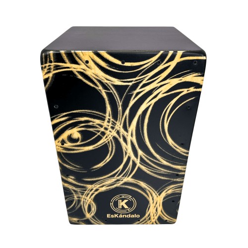 Cajón Flamenco EsKándalo Konfusión Negro