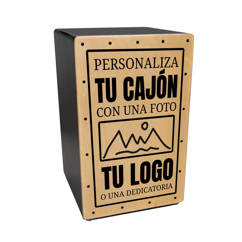 Cajón flamenco personalizado con tu foto