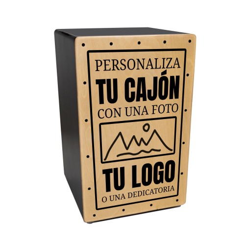 Cajón flamenco personalizado con tu foto
