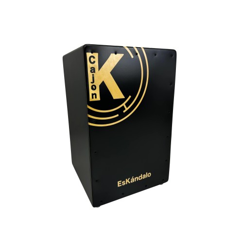 Cajón Flamenco EsKándalo Estudio Tapa Negra