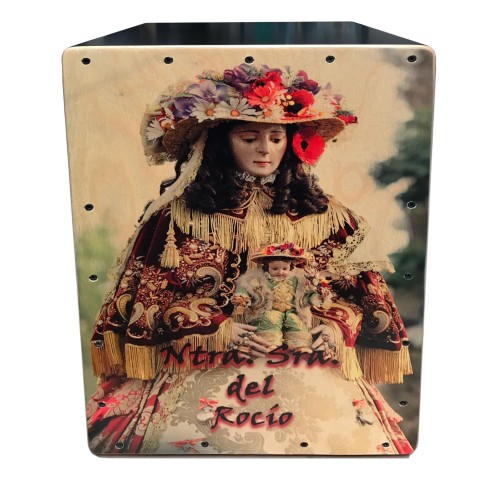 Cajón Flamenco Virgen del Rocio Pastora